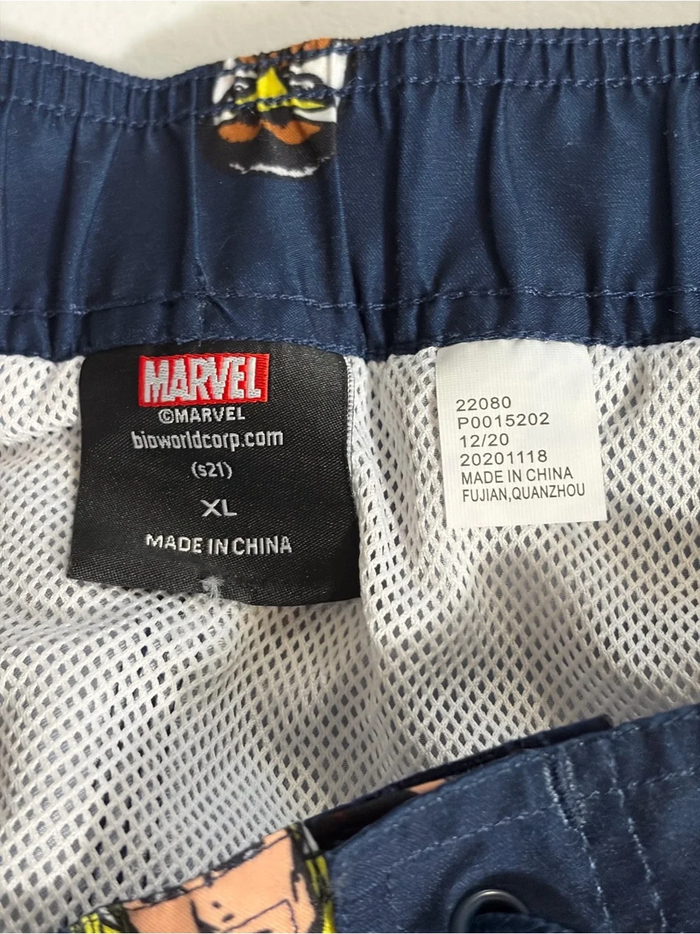 Marvel navy blue